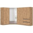 Rauch Costa 208cm 8 Door L-Shaped Corner Wardrobe - Artisan Oak