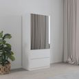 Rauch Costa 91cm 2 Door Combi Wardrobe - Alpine White