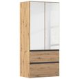 Rauch Costa 91cm 2 Door Combi Wardrobe - Artisan Oak