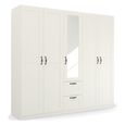 Rauch Cottage 226cm 5 Door Combi Wardrobe - Alpine White