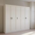 Rauch Cottage 226cm 5 Door Wardrobe - Alpine White