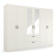 Rauch Cottage 271cm 6 Door Combi Wardrobe - Alpine White