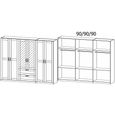 Rauch Cottage 271cm 6 Door Combi Wardrobe - Alpine White