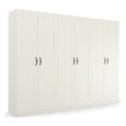 Rauch Cottage 271cm 6 Door Wardrobe - Alpine White