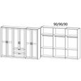 Rauch Cottage 271cm 6 Door Wardrobe with Drawers - Alpine White