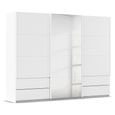Rauch Elara 271cm 3 Door Combi Sliding Wardrobe - Alpine White