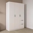 Rauch Ella 136cm 3 Door Wardrobe with Drawer - Alpine White