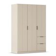 Rauch Ella 136cm 3 Door Wardrobe with Drawer - Champagne