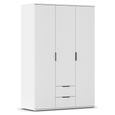 Rauch Essea 127cm 3 Door Wardrobe - Alpine White