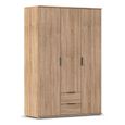 Rauch Essea 127cm 3 Door Wardrobe - Sonoma Oak
