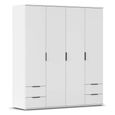 Rauch Essea 168cm 4 Door Wardrobe with Drawers - Alpine White
