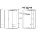 Rauch Essea 168cm 4 Door Wardrobe with Drawers - Sonoma Oak