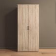 Rauch Essea 85cm 2 Door Wardrobe - Sonoma Oak