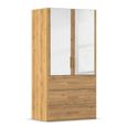 Rauch Evelyn 101cm 2 Door Combi Wardrobe - H 197cm - Wild Oak