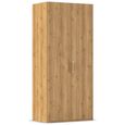 Evelyn Wardrobe - 101cm - 2 Door - H 223cm - Wild Oak