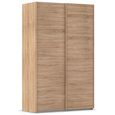 Rauch Evelyn 137cm 2 Door Sliding Wardrobe - Sonoma Oak