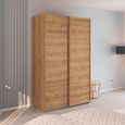 Rauch Evelyn 137cm 2 Door Sliding Wardrobe - Wild Oak