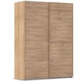 Rauch Evelyn 162cm 2 Door Sliding Wardrobe - Sonoma Oak