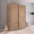 Rauch Evelyn 162cm 2 Door Sliding Wardrobe - Sonoma Oak
