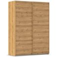 Rauch Evelyn 162cm 2 Door Sliding Wardrobe - Wild Oak