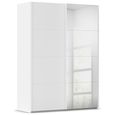 Rauch Evelyn 162cm 2 Door Sliding Wardrobe with Mirror - Alpine White