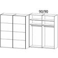 Rauch Evelyn 181cm 2 Door Sliding Wardrobe - Wild Oak