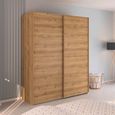 Rauch Evelyn 181cm 2 Door Sliding Wardrobe - Wild Oak