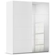 Rauch Evelyn 181cm 2 Door Sliding Wardrobe with Mirror - Alpine White