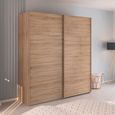 Rauch Evelyn 201cm 2 Door Sliding Wardrobe - Sonoma Oak