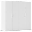Rauch Evelyn 201cm 4 Door Wardrobe - H 197cm - Alpine White