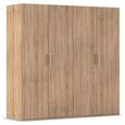 Rauch Evelyn 201cm 4 Door Wardrobe - H 197cm - Sonoma Oak