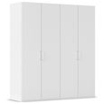 Evelyn Wardrobe - 201cm - 4 Door - H 223cm - Alpine White