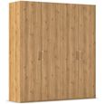 Evelyn Wardrobe - 201cm - 4 Door - H 223cm - Wild Oak