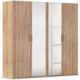 Rauch Evelyn 201cm 4 Door Wardrobe with Mirror - H 197cm - Sonoma Oak
