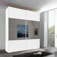 Rauch Filo 181cm 2 Door Sliding Wardrobe with Mirror - Alpine White