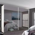 Rauch Filo 226cm 2 Door Mirrored Sliding Wardrobe - Alpine White