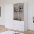 Rauch Joel 181cm 4 Door Combi Wardrobe - Alpine White