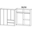 Rauch Joel 181cm 4 Door Wardrobe - Alpine White