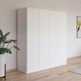 Rauch Joel 181cm 4 Door Wardrobe - Alpine White