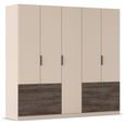 Rauch Koda 226cm 5 Door Wardrobe with Drawers - Champagne