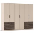 Rauch Koda 271cm 6 Door Wardrobe with Drawers - Champagne
