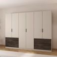 Rauch Koda 271cm 6 Door Wardrobe with Drawers - Champagne