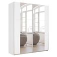 Rauch Kronach 175cm 2 Door Mirrored Sliding Wardrobe - Alpine White