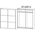Rauch Kronach 175cm 2 Door Sliding Wardrobe - Alpine White