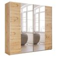 Rauch Kronach 218cm 2 Door Mirrored Sliding Wardrobe - Artisan Oak