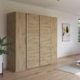 Rauch Kronach 225cm 4 Door Wardrobe - Artisan Oak