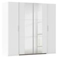 Rauch Kronach 225cm 4 Door Wardrobe with Mirror - Alpine White