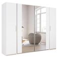 Rauch Kronach 268cm 4 Door Wardrobe with Mirror - Alpine White