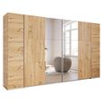 Rauch Kronach 354cm 4 Door Wardrobe with Mirror - Artisan Oak