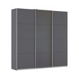 Rauch Kulmbach 203cm 3 Door Sliding Wardrobe - Metallic Dark Grey
